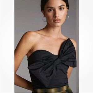 Anthropologie Off-Shoulder Top with Bow